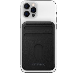 OtterBox Wallet pour MagSafe, Portefeuille doux au toucher avec 2 emplacements pour espèces / cartes de crédit, fixation magnétique avec MagSafe, Compatible avec iPhone 14/iPhone 13/iPhone 12 Series, Noir