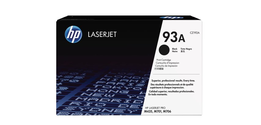 HP 93A toner LaserJet noir authentique