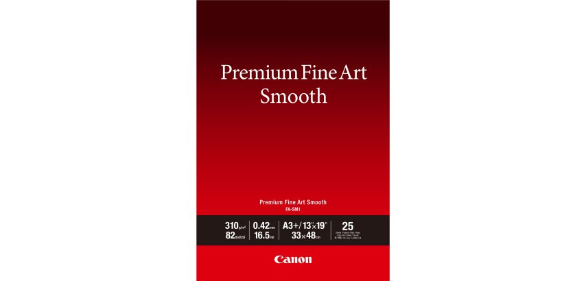 Canon Papier A3 Plus beaux-arts lisse Premium FA-SM1 - 25 feuilles