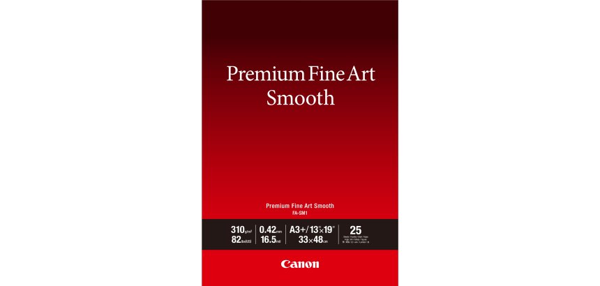 Canon Papier A3 Plus beaux-arts lisse Premium FA-SM1 - 25 feuilles