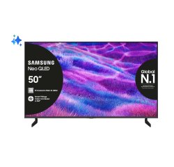 Samsung QE50QN80FAU 127 cm (50") 4K Ultra HD Smart TV Wi-Fi Carbon, Silver