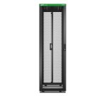 APC Baie EasyRack 600mm/42U/1200mm avec toit, panneau latéral, roulettes, noir