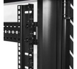 StarTech.com Armoire Rack Serveur 25U à 4 Montants, Armoire Verrouillable 19" pour Ordinateur/AV/Équipement IT, Rack Réseau pour Bureau/Domicile avec Roulettes et Rails de Montage Ajustables