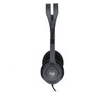 Logitech 981-000593 cuffia e auricolare Cablato A Padiglione Ufficio Nero