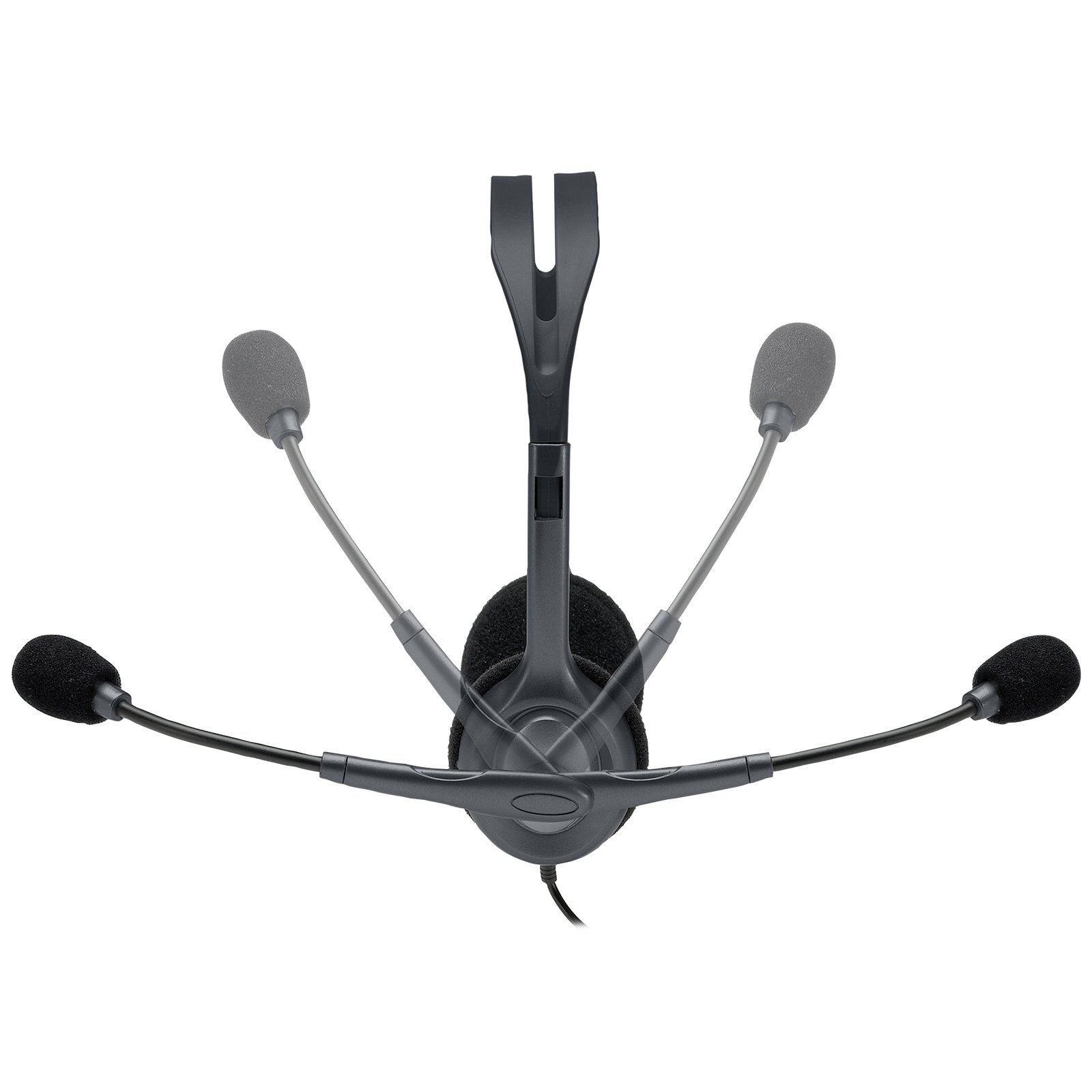 Logitech 981-000593 cuffia e auricolare Cablato A Padiglione Ufficio Nero