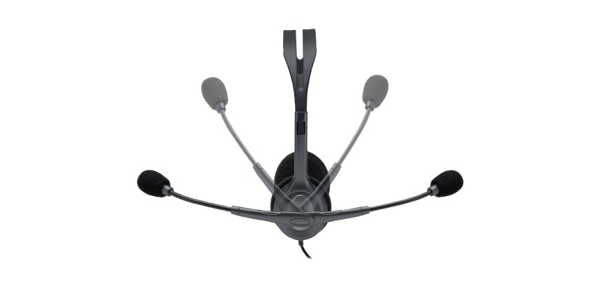 Logitech 981-000593 casque Avec fil Arceau Bureau/Centre d'appels Noir