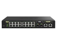 QNAP QSW-M2116P-2T2S commutateur réseau Géré L2 2.5G Ethernet Connexion Ethernet, supportant l'alimentation via ce port (PoE) Noir