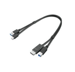 Lenovo 4X91D11453 cavo USB USB 3.2 Gen 1 (3.1 Gen 1) 0,43 m USB A USB B Nero