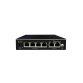 LevelOne FEP-0631 network switch Fast Ethernet (10/100) Power over Ethernet (PoE) Black