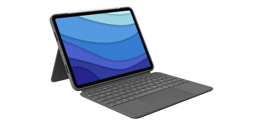 Logitech 920-010145 clavier pour tablette QWERTY Espagnole Smart Connector Gris