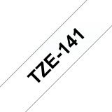 Brother TZE-141 labelprinter-tape Zwart op zilver