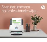 HP Scanjet Pro N4000 snw1 Sheet-feed Scanner Paginascanner 600 x 600 DPI A4 Zwart, Wit