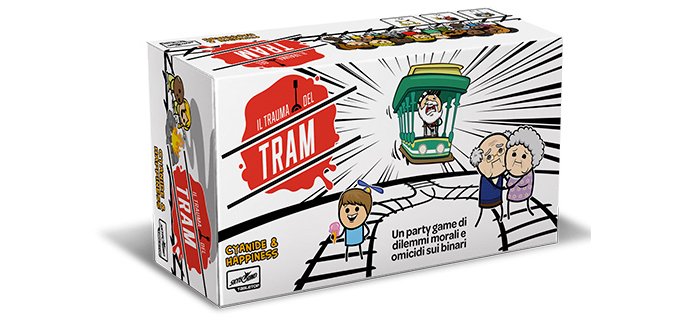 Asmodee Il Trauma del Tram Gioco di carte per festa