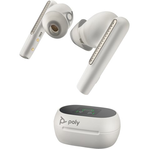 POLY Étui de chargement écran tactile blanc Voyager Free 60+ UC pour BT700 adaptateur USB-A