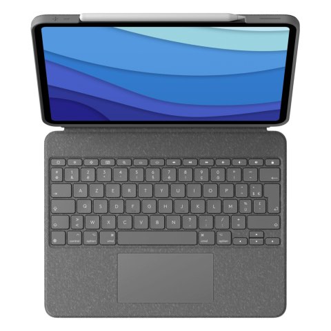 Logitech 920-010210 teclado para móvil AZERTY Francés Smart Connector Gris