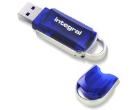 Integral INFD64GBCOU lecteur USB flash 64 Go USB Type-A 2.0 Bleu, Argent