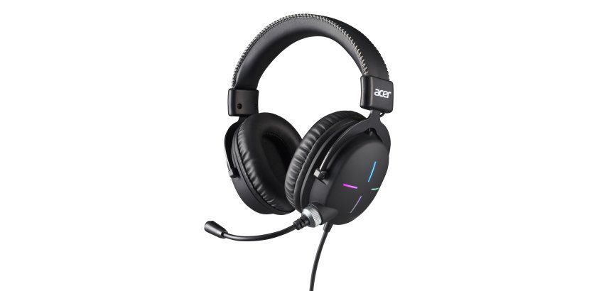 Acer Nitro Gaming Headset II NHW200, 50mm Driver, Omnidirectional Mic, Black