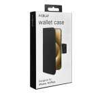 Celly WALLY1080 mobile phone case 17 cm (6.7") Wallet case Black