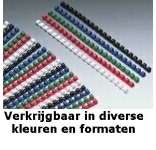 GBC Dorsi plastici 21A 12mm 100pz