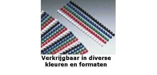 GBC Dorsi plastici 21A 12mm 100pz