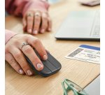 Logitech Mobi Fold souris Voyage Ambidextre RF sans fil + Bluetooth Optique 4000 DPI