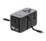Verbatim Charge 'n' Travel 70W Universell Schwarz Netzteil Schnelles Laden Innenbereich