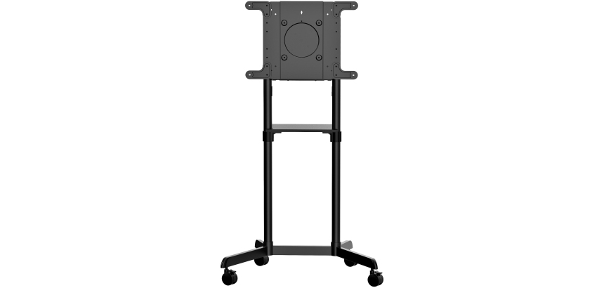 StarTech.com Chariot Meuble TV - Support TV sur Roulettes Portable pour Écrans VESA 37-70" (70kg) - Pied TV avec Étagère de Rangement - Inclinable - Gabarit de Montage Universel Télévision