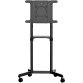 StarTech.com Verrijdbare TV Standaard - Mobiele TV Vloerstandaard voor 37-70" VESA Scherm (70kg) - TV Trolley met Schap en Opbergvak - Roteren/Kantelen - Universele TV Mount op Wielen