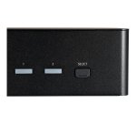 StarTech.com Commutateur KVM HDMI 2.0, 2 Ports, 2 Écrans - 4K 60Hz Ultra HDR - Commutateur KVM de Bureau 4K HDMI 2.0 avec Hub USB 3.0 à 2 Ports (5Gbps) & 4x USB 2.0 HID, Audio - Commutation par Touches - TAA