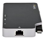 StarTech.com Adaptateur Multiport USB C - USB-C vers 4K HDMI ou VGA avec 100W Power Delivery Pass-through, 2-Port 10Gbps USB Hub, MicroSD, GbE - USB 3.1 Type-C Mini/Travel Dock