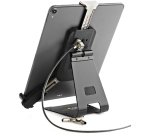 StarTech.com Support Tablette Sécurisé Câble K-Slot - Porte Tablette Vérouillable - Tablettes 7,9-13 pouces - Repose Tablette Universel Ajustable - Bureau/Surface - Dispositif Sécurité Antivol
