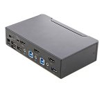 StarTech.com Commutateur KVM HDMI, 2 Ports - Moniteur Unique 4K 60Hz Ultra HDR - Commutateur KVM de Bureau HDMI 2.0 avec Hub USB 3.0 à 2 Ports (5Gbps) et 4x USB 2.0 HID, Audio - Commutation par Touches - TAA