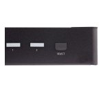 StarTech.com Commutateur KVM HDMI, 2 Ports - Moniteur Unique 4K 60Hz Ultra HDR - Commutateur KVM de Bureau HDMI 2.0 avec Hub USB 3.0 à 2 Ports (5Gbps) et 4x USB 2.0 HID, Audio - Commutation par Touches - TAA