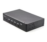 StarTech.com Commutateur KVM HDMI à 4 Ports - Moniteur Unique 4K 60Hz Ultra HDR - Commutateur KVM de Bureau HDMI 2.0 avec Hub USB 3.0 à 2 Ports (5Gbps) et 4x USB 2.0 HID, Audio - TAA