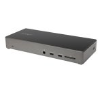 StarTech.com Dock USB-C - Station d'accueil USB Type C Triple Écrans 4K - Alimentation 100W - DP 1.4 Alt Mode & DSC, 2x DisplayPort 1.4/HDMI 2.0 - 6xUSB (2x 10Gbps) - Windows/Chrome