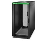 APC Baie EasyRack 600mm/24U/1000mm avec toit, panneau latéral, roulettes, noir