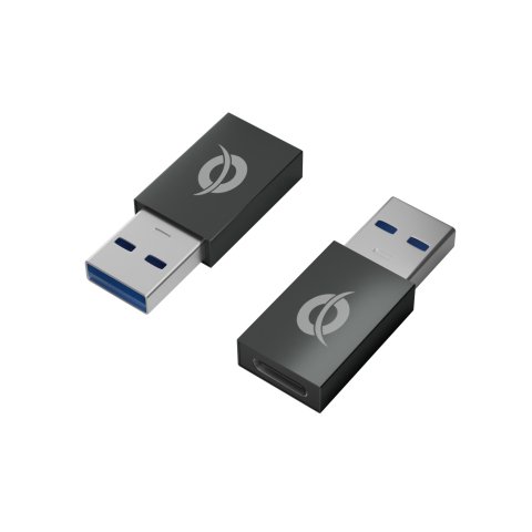 Conceptronic DONN10G cambiador de género para cable USB A USB C Negro