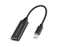 Conceptronic ABBY03B adaptador de cable de vídeo HDMI tipo A (Estándar) USB Tipo C Negro