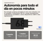 Motorola TurboPower 68W Universal Negro Corriente alterna Carga rápida Interior