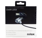 Nilox Cable seguridad con doble llave 1.8m