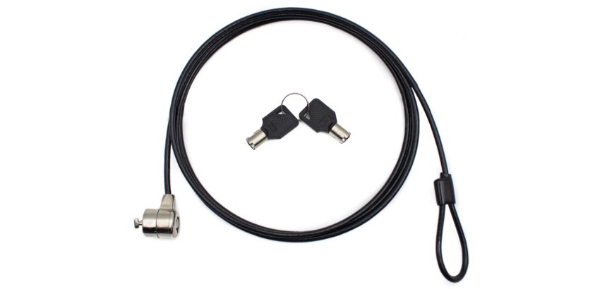 Nilox Cable seguridad con doble llave 1.8m