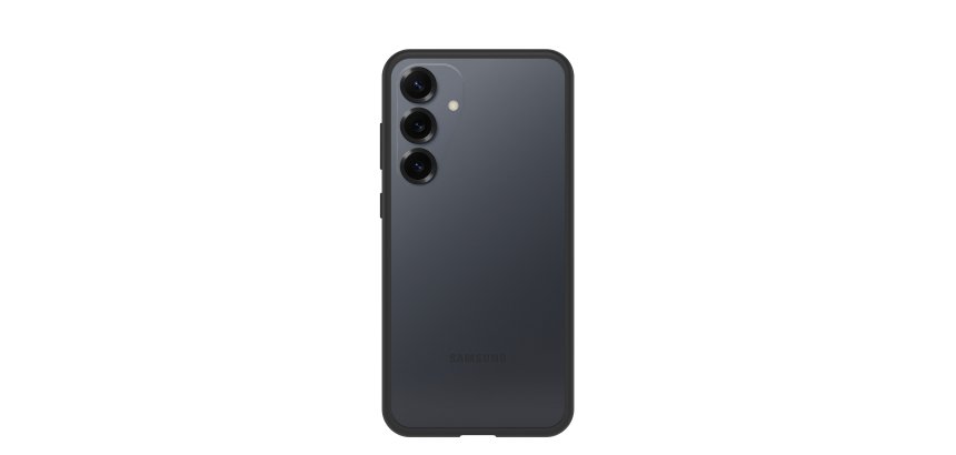 OtterBox React Series voor Samsung Galaxy S25+, transparant/zwart