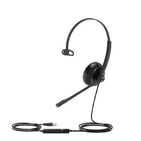 Yealink UH34 Lite Auriculares Alámbrico Diadema Oficina/Centro de llamadas Negro