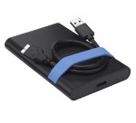 Verbatim Store'N'Go Enclosure Kit Boîtier disque dur/SSD Noir, Bleu 2.5"