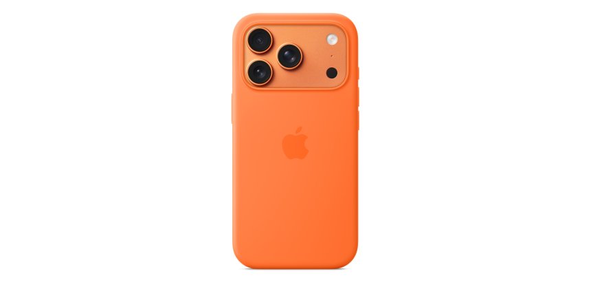 Apple iPhone 17 Pro Silicone Case with MagSafe – Orange