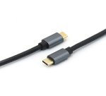 Equip 128354 Cable USB 3.2 Gen 2 C a C, M/M, 1,0m, PD100W , 4K/60Hz, 10Gbps, Negro