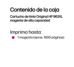 HP Cartucho de tinta Original 963XL magenta de alta capacidad