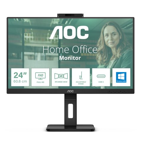 AOC 24P3CW Monitor PC 60,5 cm (23.8") 1920 x 1080 Pixel Full HD LED Nero