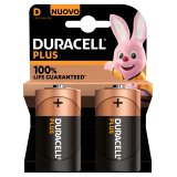 Piles alcalines D Plus 100%, 1,5V LR20 MN1300, lot de 2 piles