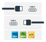 StarTech.com Câble de Charge Rapide USB-C de 3m, Charge et Synchronisation, 100W (5A) PD, USB 2.0, Certifié USB-IF - Cordon de Charge USB C